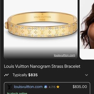 Louis Vuitton Nanogram Strass Bracelet